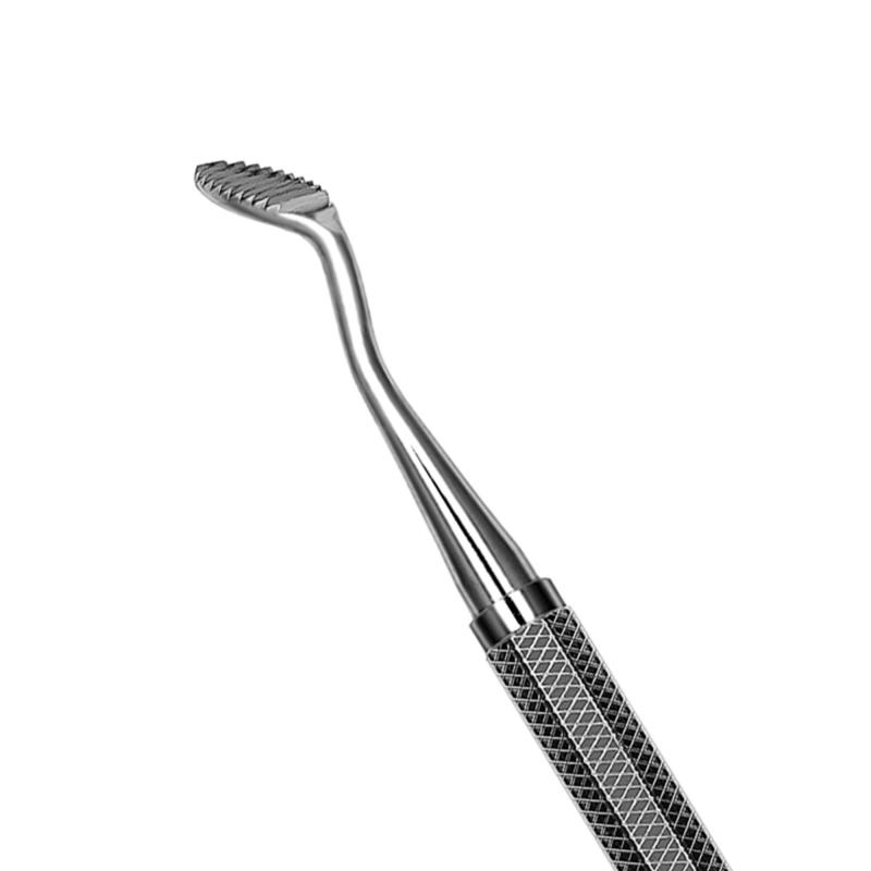 Bone File #12, Double-Ended, Plain Serrations, 7.0 Mm & 5.0 Mm Wide Ends, 7" (17.5 Cm)